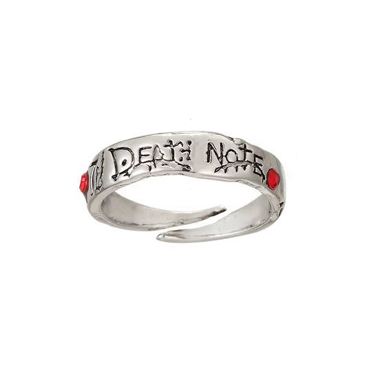 Death Note Adjustable Ring